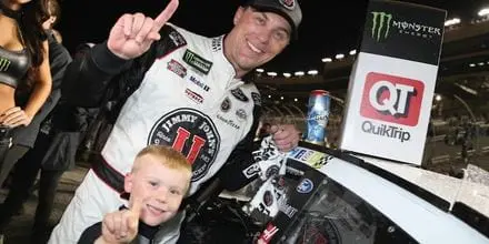 Kevin Harvick and son Kevin Harvick and son
