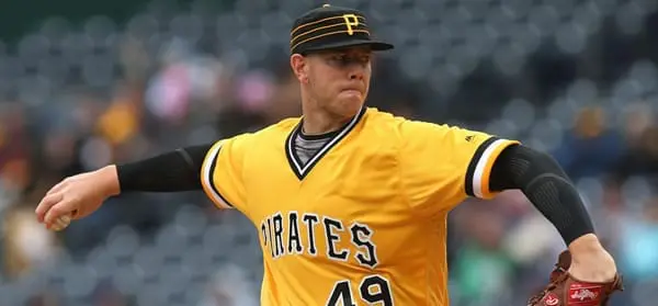 Nick Kingham Pirates starter versus Cubs