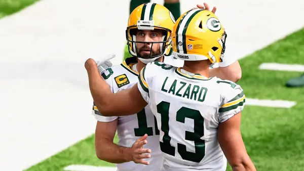 green-bay-packers-allen-lazard-wr Allen LAzard Green Bay Packers Wr