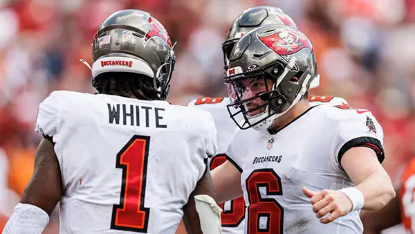tampa-bay-bucs-rachaad-white-baker-mayfield Rachaad White & Baker Mayfield Carrying the Bucs
