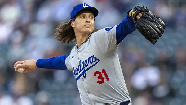 MLB: Los Angeles Dodgers at Minnesota Twins Tyler Glasnow Starting Pitcher LA Dodgers