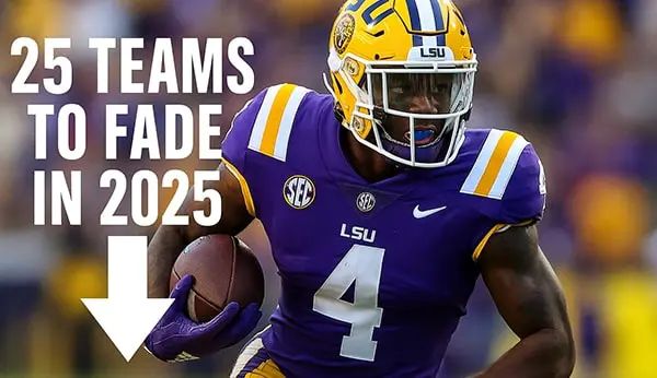 CFB Team Win Totals - 25 Teams to Fade