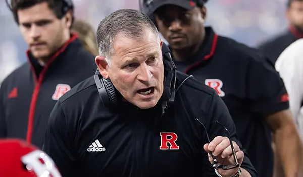NCAA Football: Rate Bowl-Rutgers at Kansas State Greg Schiano Head Coach Rutgers Scarlet Knights