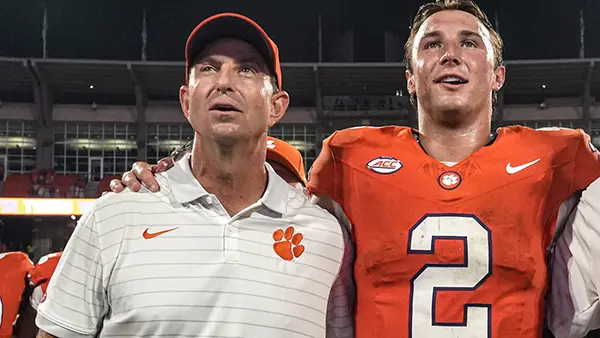 QB Cade Klubnik & HC Dabo Swinney Clemson Tigers