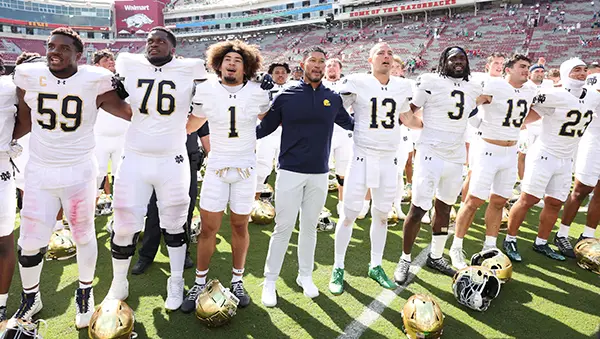 NCAA Football: Notre Dame at Arkansas Notre Dame Football