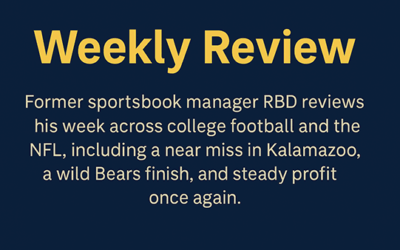Battling the Books: RBD’s Weekly Review College & NFL Betting Recap