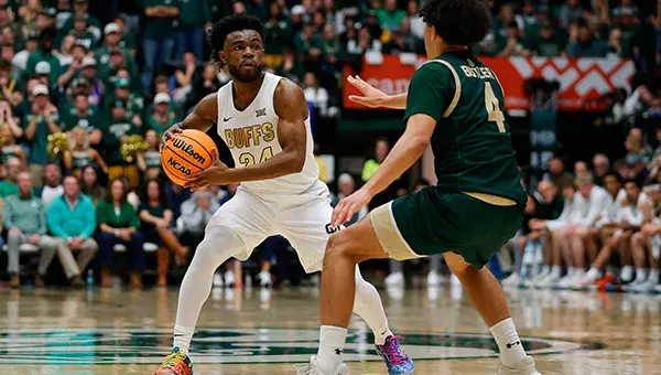 NCAA Basketball: Colorado at Colorado State Barrington Hargress Colorado Buffaloes