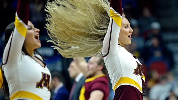 NCAA Basketball: NCAA Tournament-Second Round-Michigan State vs Minnesota Golden Gophers Cheerleaders