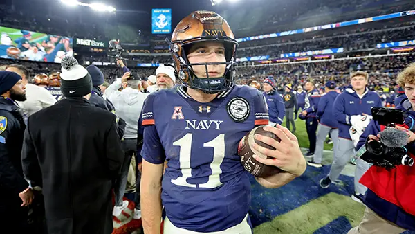 NCAA Football: Army at Navy Blake Horvath Navy QB