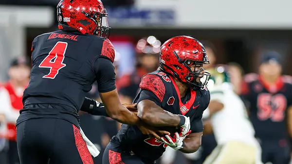 NCAA Football: Colorado State at San Diego State Jayden Denegal QB San Diego State Aztecs