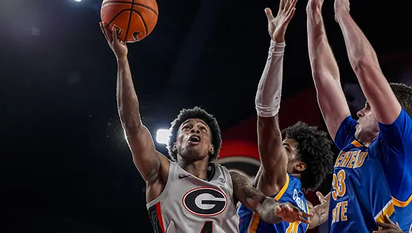 NCAA Basketball: Morehead State at Georgia Georgia Bulldogs Marcus Millender