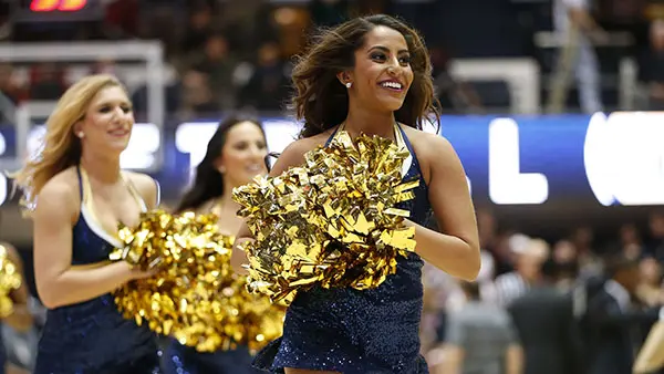 NCAA Basketball: VCU at George Washington George Washington Cheerleaders