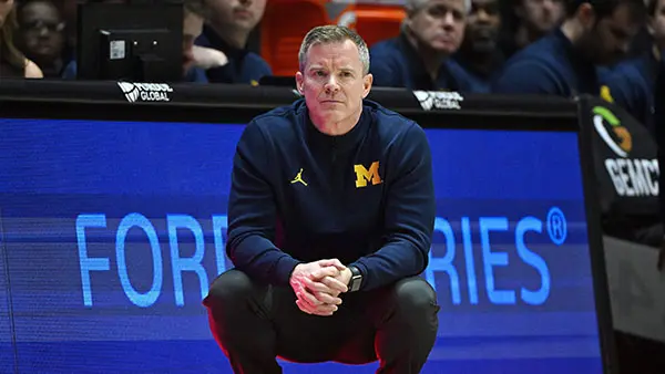 NCAA Basketball: Michigan at Purdue Dusty May Michigan Wolverines