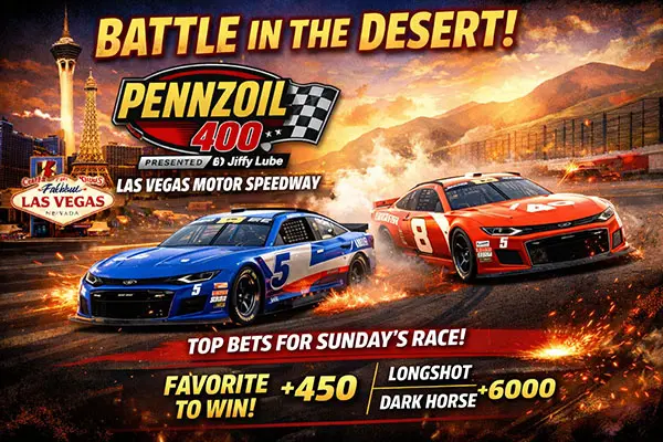 NASCAR Pennzoil 400 Prediction: Larson Favored at Las Vegas