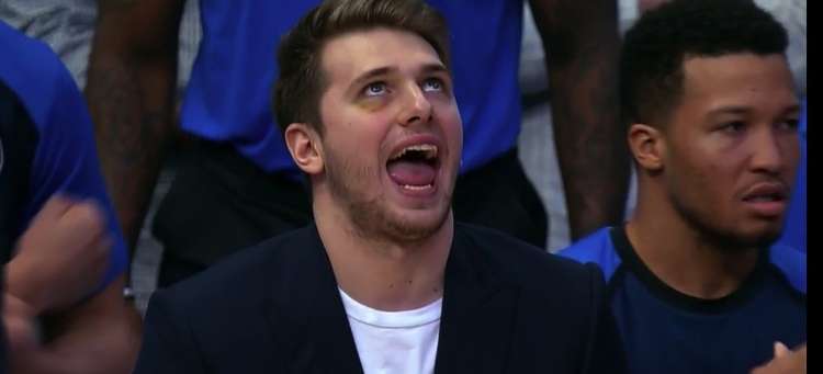Luka silly face