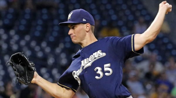 Brent Suter Brewers Starting Pitcher in Game 1
