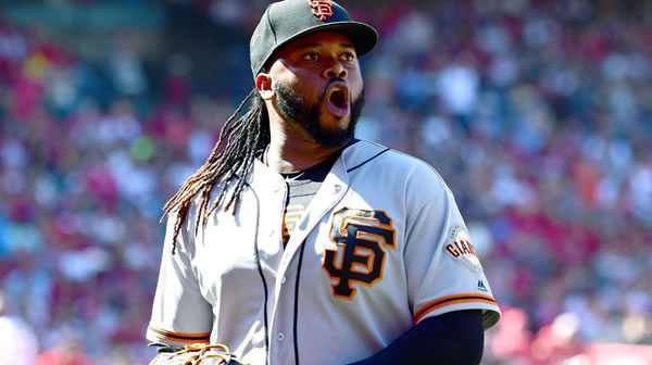Johny Cueto Giants Starting Pitcher Tonight