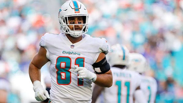 Durham Smythe TE Miami Dolphins