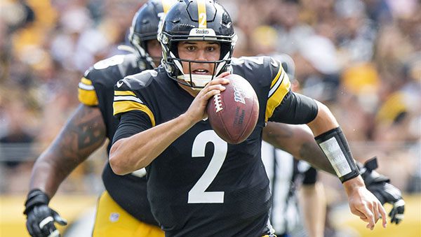 Mason Rudolph QB Week 18 Pittsburgh Steelers