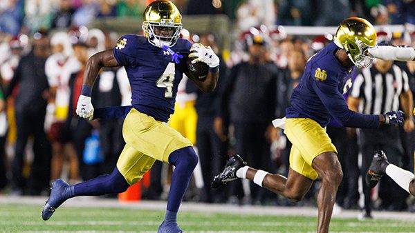 Jeremiyah Love Notre Dame RB