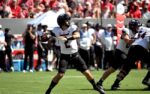Sep 28, 2024; Raleigh, North Carolina, USA; Northern Illinois Huskies quarterback Ethan Hampton (2) throws a pass against the North Carolina State Wolfpack in the first quarter at Carter-Finley Stadium. Mandatory Credit: Zachary Taft-Imagn Images