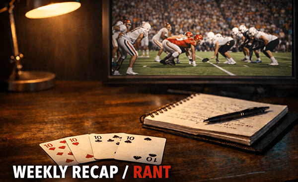Batling the Books - RBD's Weekly Betting Recap & Pick