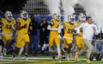 Western Michigan Broncos head coach Lance Taylor leads his team ontpo the field before the Salute to Veterans Bowl, held at Cramton Bowl in Montgomery, Ala., on Saturday December 14, 2024.