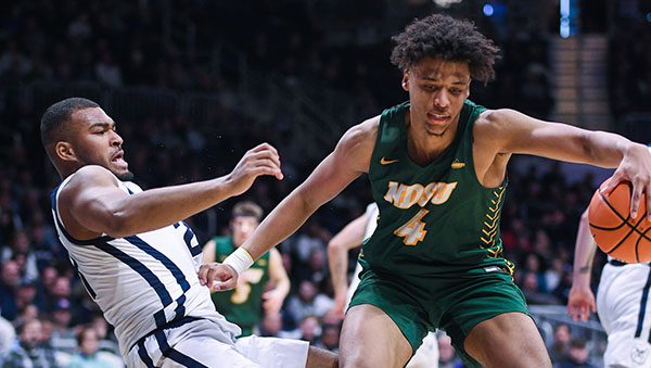 North Dakota State Bison forward Jacksen Moni