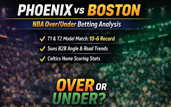Phoenix vs Boston Predictions: NBA Total Betting Analysis