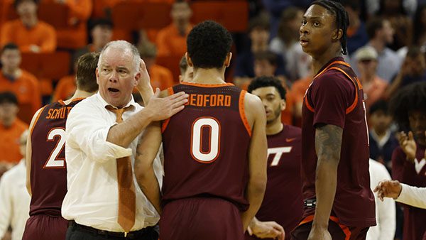 Head coach Mike Young Virginia Tech