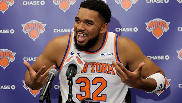 NBA: New York Knicks-Media Day Karl-Anthony Towns NY Knicks