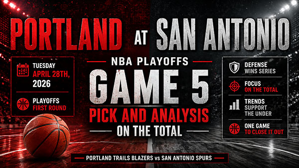 Portland at San Antonio predictions April 28th