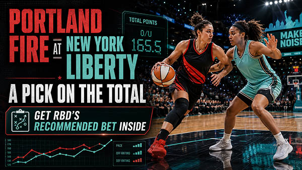 Portland Fire at New York Liberty Betting Pick on the Total