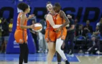 Toronto Tempo at Connecticut Sun WNBA matchup graphic with total pick and analysis from RBD
