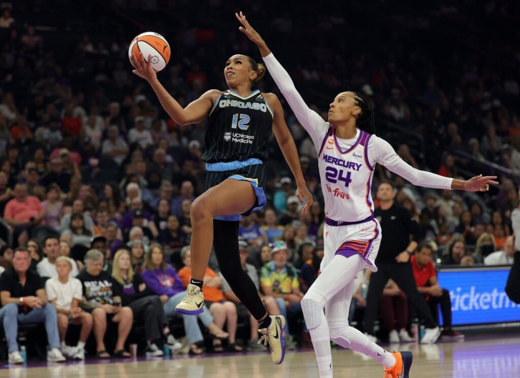 Seattle Storm at Chicago Sky WNBA Total Pick Seattle Storm at Chicago Sky WNBA matchup graphic with total pick and analysis from RBD