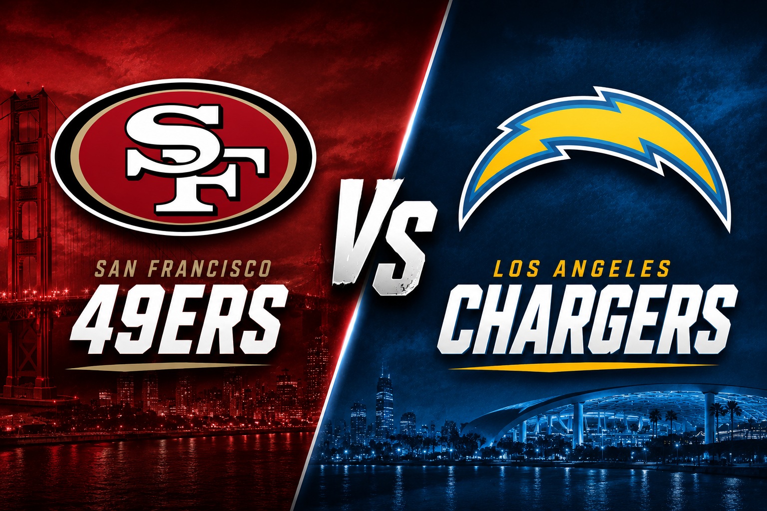 San Francisco 49ers at Los Angeles Chargers NFL Preseason Week 2 Pick San Francisco 49ers at Los Angeles Chargers NFL preseason Week 2 matchup graphic with total pick and analysis from Joe Jensen