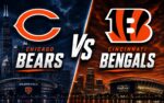 Chicago Bears at Cincinnati Bengals NFL preseason Week 2 matchup graphic with total pick and analysis from Joe Jensen