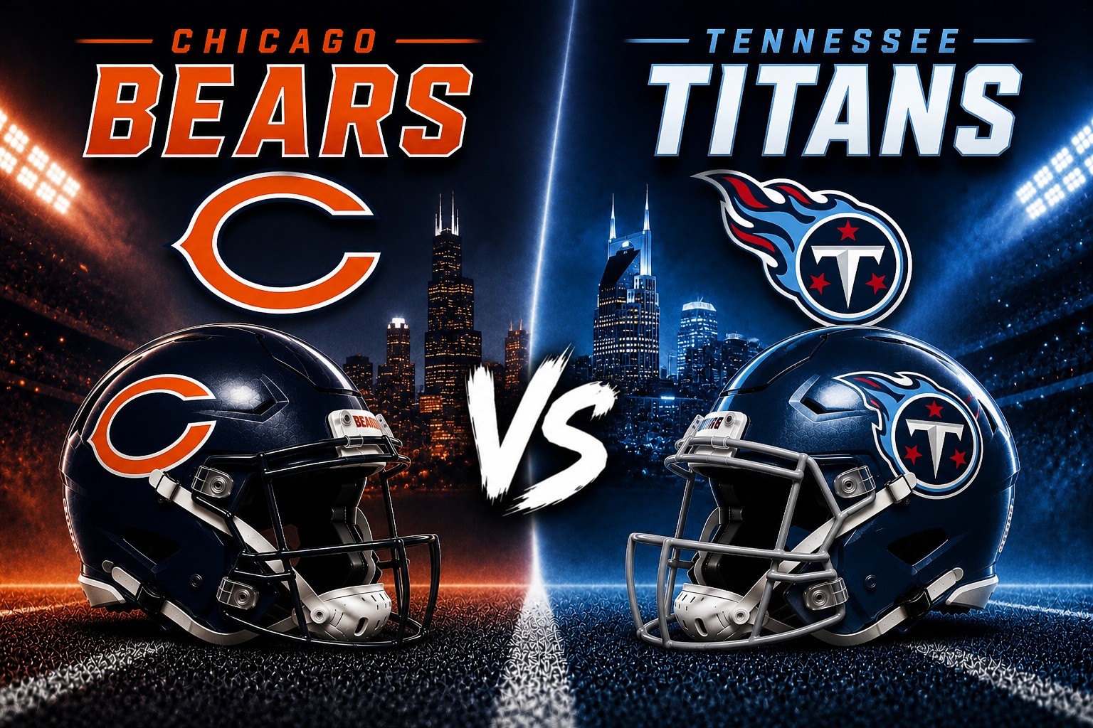 The Chicago Bears visit the Tennessee Titans in Saturday's NFL preseason Week 3 finale at Nissan Stadium.