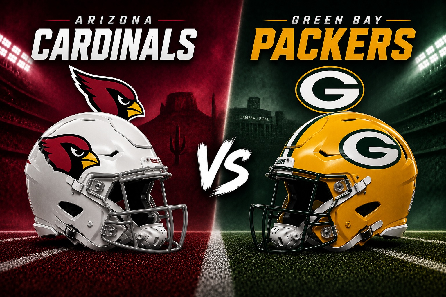 Arizona Cardinals at Green Bay Packers NFL Preseason Week 3 Pick Arizona Cardinals at Green Bay Packers NFL preseason Week 3 matchup graphic with spread pick and analysis from Joe Jensen