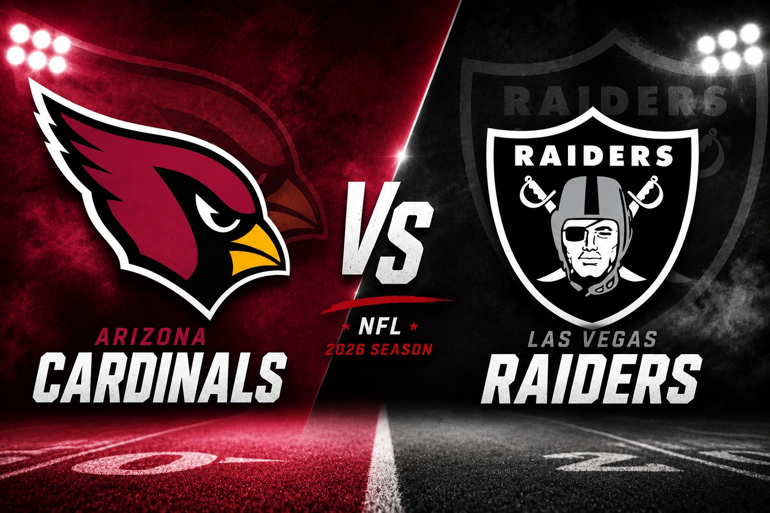 Arizona Cardinals at Las Vegas Raiders NFL Preseason Week 1 Pick Arizona Cardinals at Las Vegas Raiders NFL preseason Week 1 matchup graphic with pick and analysis from Joe Jensen