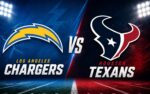 Los Angeles Chargers at Houston Texans NFL preseason Week 1 matchup graphic with pick and analysis from Joe Jensen