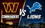Washington Commanders at Detroit Lions NFL preseason Week 2 matchup graphic with spread pick and analysis from Joe Jensen