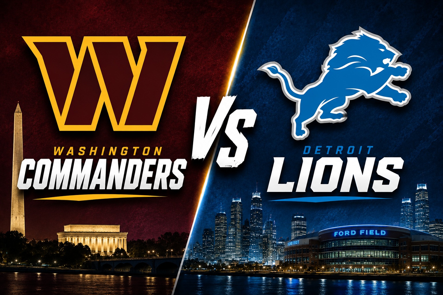 Washington Commanders at Detroit Lions NFL Preseason Week 2 Pick Washington Commanders at Detroit Lions NFL preseason Week 2 matchup graphic with spread pick and analysis from Joe Jensen