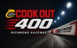 NASCAR Cup Series Cook Out 400 race graphic at Richmond Raceway with Saturday night picks and analysis
