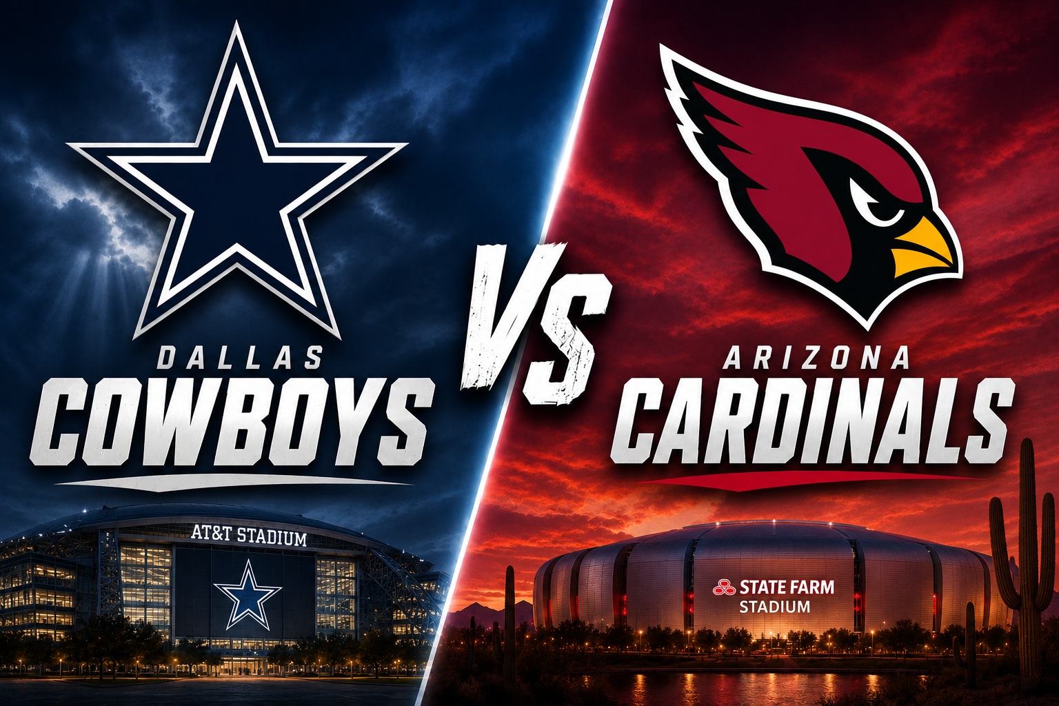 Dallas Cowboys at Arizona Cardinals NFL Preseason Week 2 Pick Dallas Cowboys at Arizona Cardinals NFL preseason Week 2 matchup graphic with spread pick and analysis from Joe Jensen