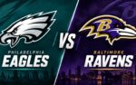 Philadelphia Eagles at Baltimore Ravens NFL preseason Week 1 matchup graphic with spread pick and analysis from Joe Jensen
