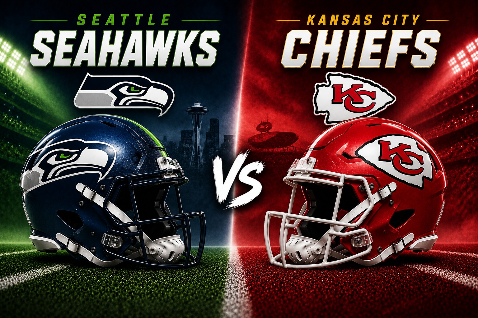 Seattle Seahawks at Kansas City Chiefs NFL preseason Week 3 matchup graphic with total pick and analysis from Joe Jensen