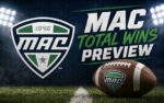 MAC 2026 college football total wins preview graphic with picks and trends from Mike Mann