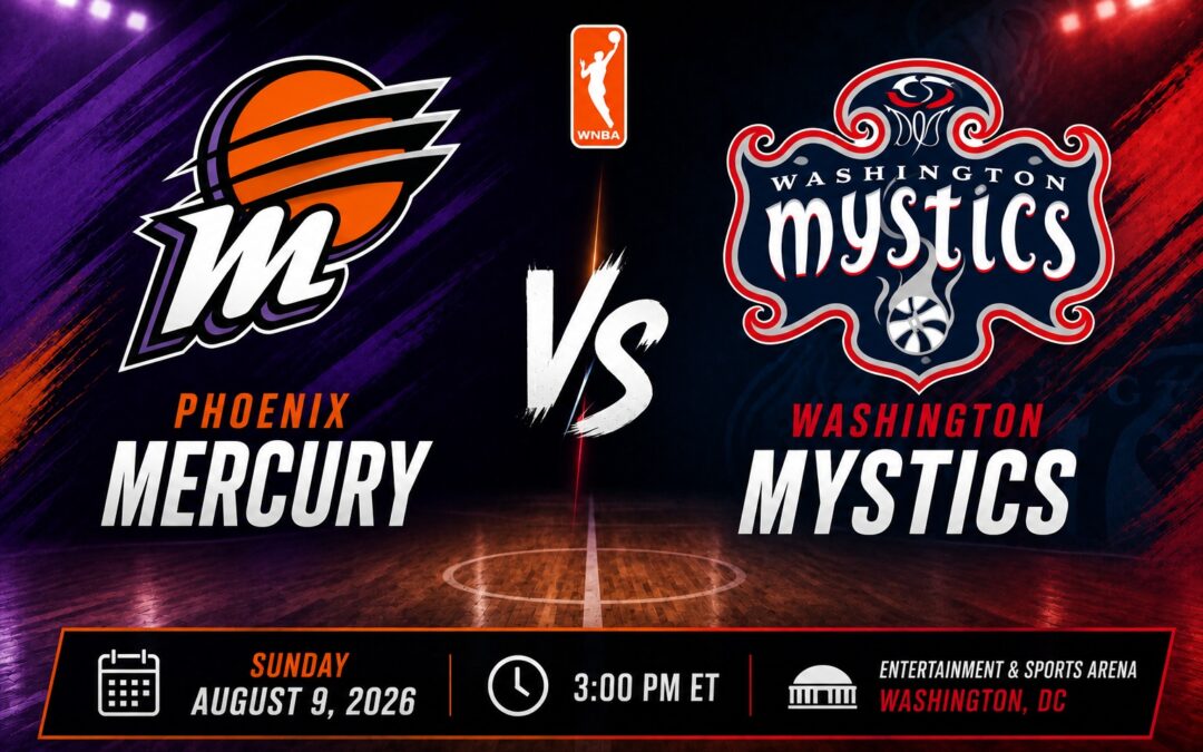 Mercury vs Mystics WNBA Picks, Odds & Total Prediction For August 9th