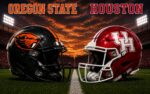 Oregon State Beavers at Houston Cougars college football Week 1 matchup graphic with spread pick and analysis from Joe Jensen